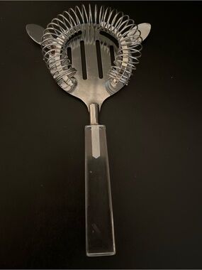 Vintage Cocktail strainer with Lucite handle Georges Briard MCM
